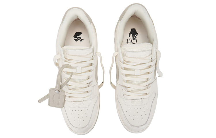 Off-White Out Of Office Low-Top Sneaker 'White Beige' OMIA189F21LEA0010161