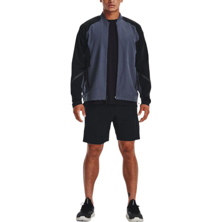 Under Armour Unstoppable Bomber Jacket 'Black Grey' 1377170-044