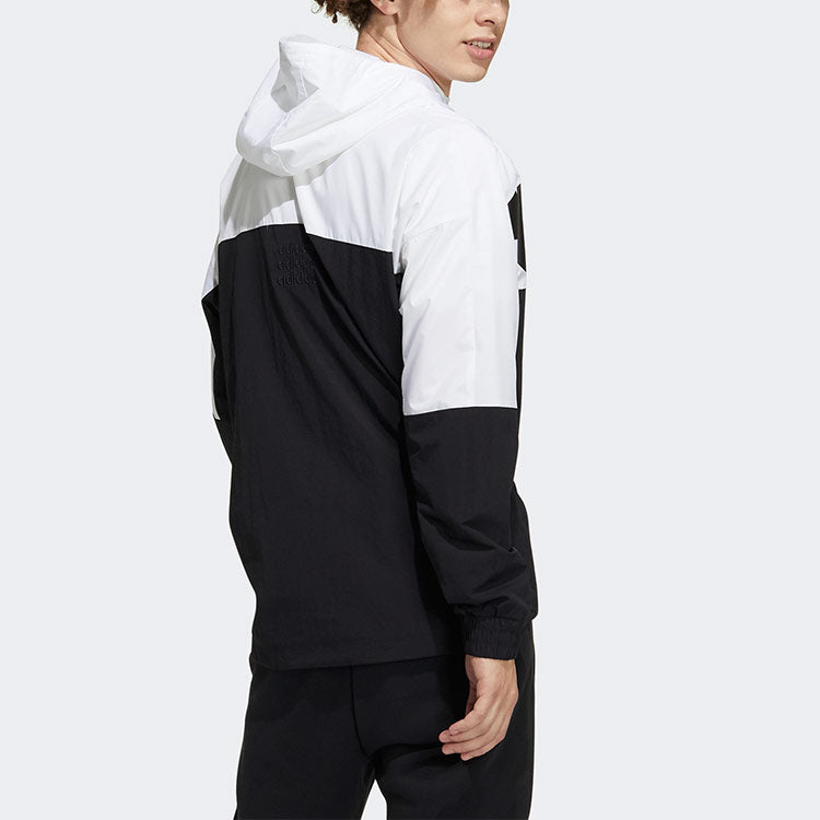 adidas neo M Ce C+ Icon Wb Casual Sports Woven Hooded Jacket White GQ2872