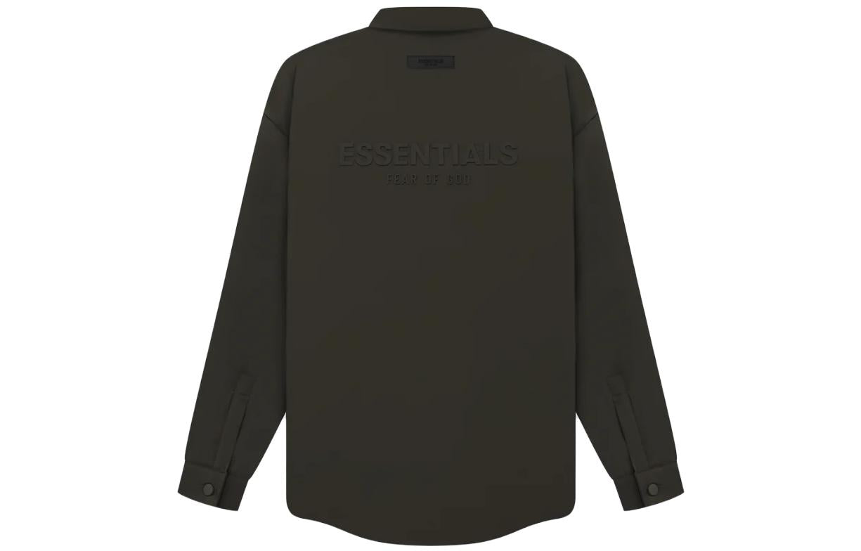 Fear of God Essentials SS23 Filled Nylon Jacket 'Off-Black' FOG-SS23-070