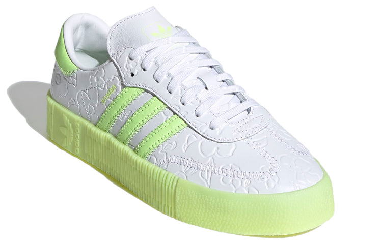 (WMNS) adidas Sambarose 'White Green' FV0771