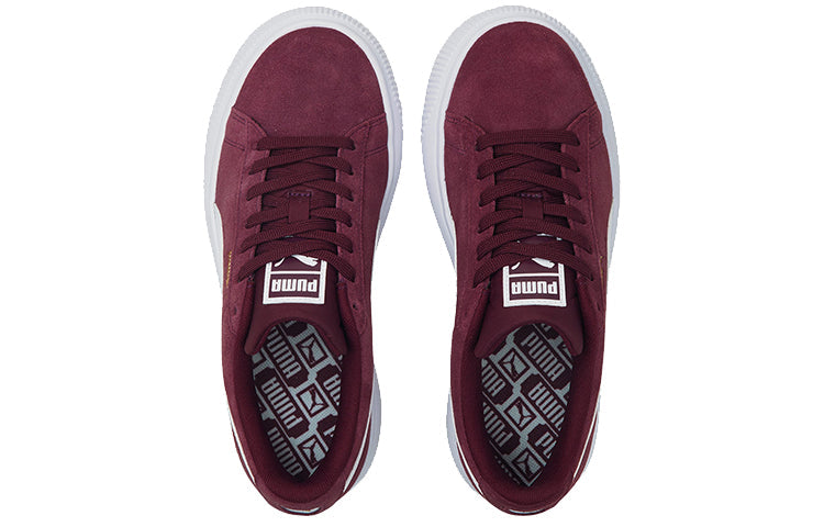 (WMNS) PUMA Suede Mayu Sneakers Purple/Red 380686-10