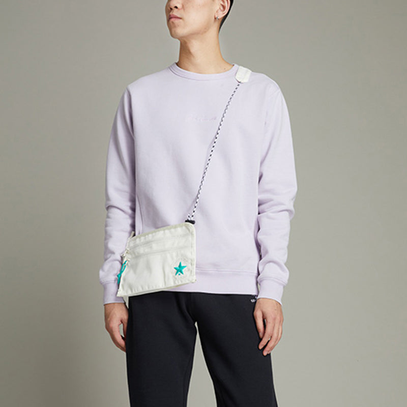 Converse Jack Purcell Pullover Crewneck Sweatshirt Asia Sizing 'Lilac' 10021636-A04