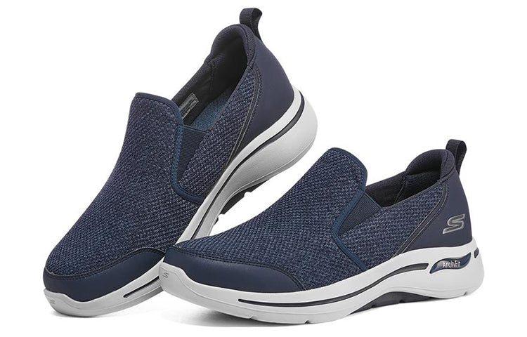 Skechers Go Walk Arch Fit Low-Top Lazy Shoes Navy 216183-NVY