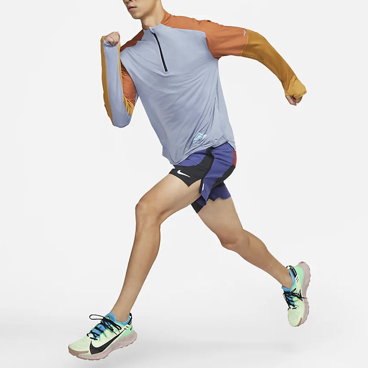 Nike Dri-fit Trail Running Quick Dry Environmental Friendly Gym Clothes Gray Blue Grayblue DD5709-493