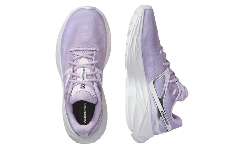 (WMNS) SALOMON Road Running 'Purple White' 472112