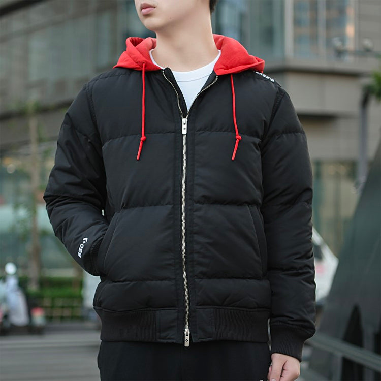 Converse Court Down Bomber Jacket Asia Sizing 'Black Red' 10019992-A01