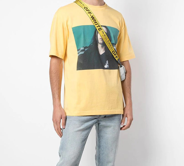 PALACE Wise Up LeBron James Printing Short Sleeve Unisex Yellow P17TS010