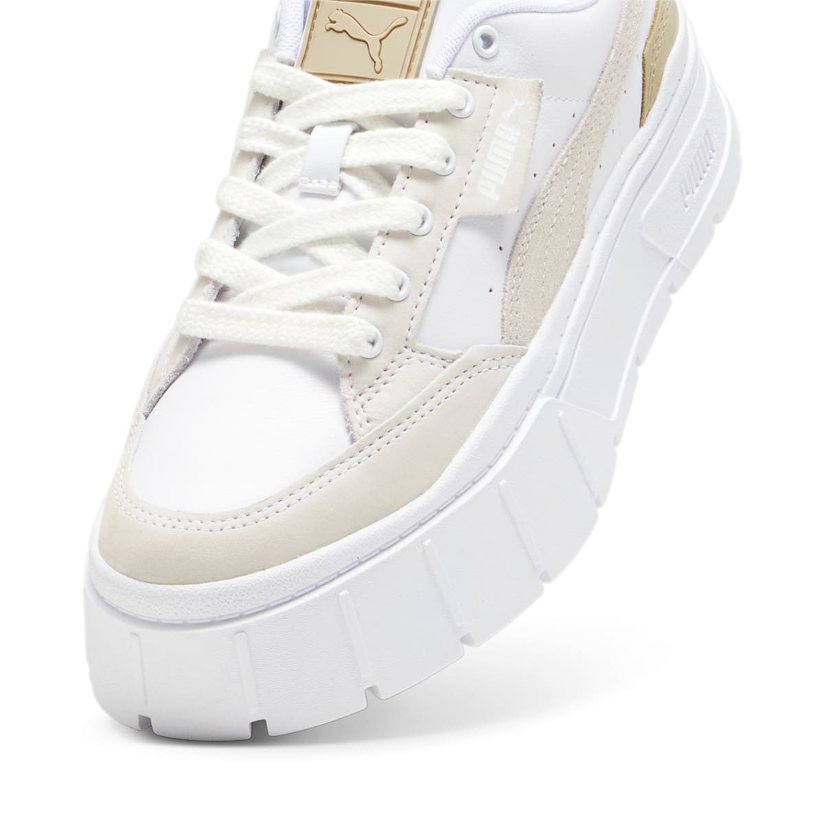 (WMNS) PUMA Mayze Stack Luxe 'White Ginger Tea' 389853-12