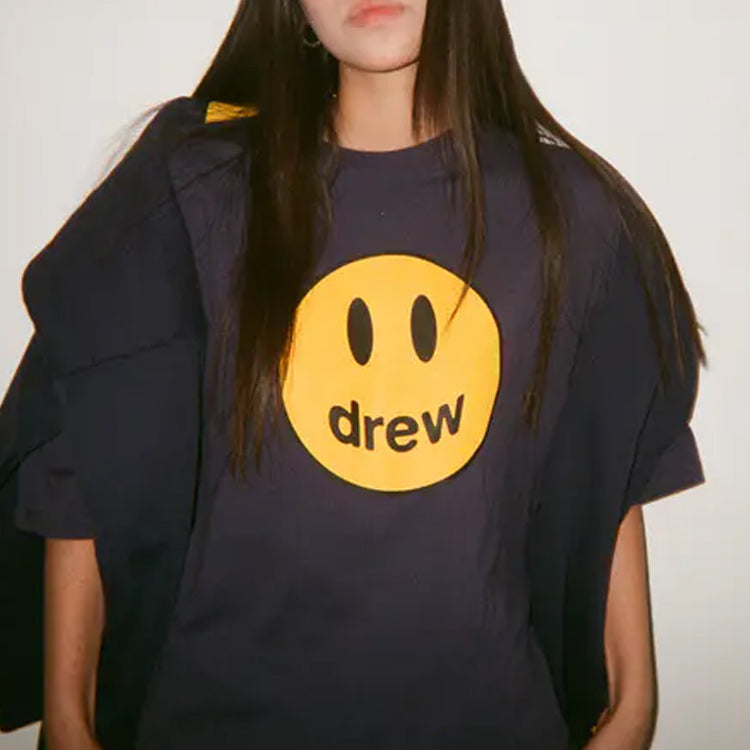 Drew House Mascot Smiling Face Short Sleeve Unisex Royal blue DR-SS20-023