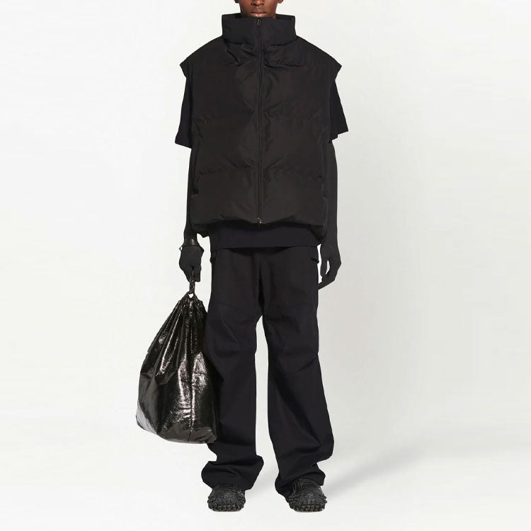 Balenciaga Swing Puffer Gilet 'Black' 720167TNO321000