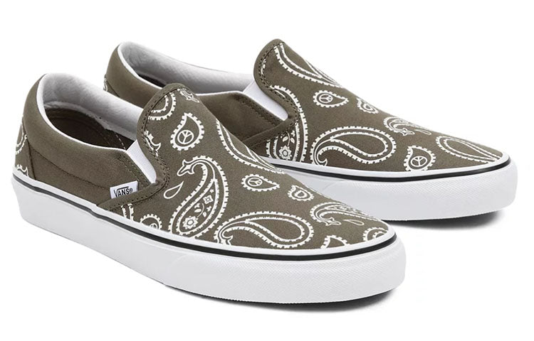 Vans Classic Slip-On 'Peace Paisley - Grape Leaf' VN0A5JMHB0F