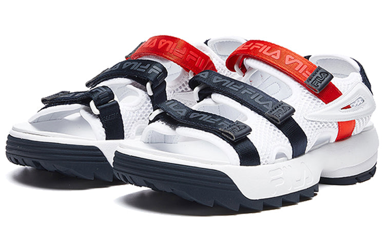 FILA Disruptor Sports sandals White/Black/Red F12M024506FWN