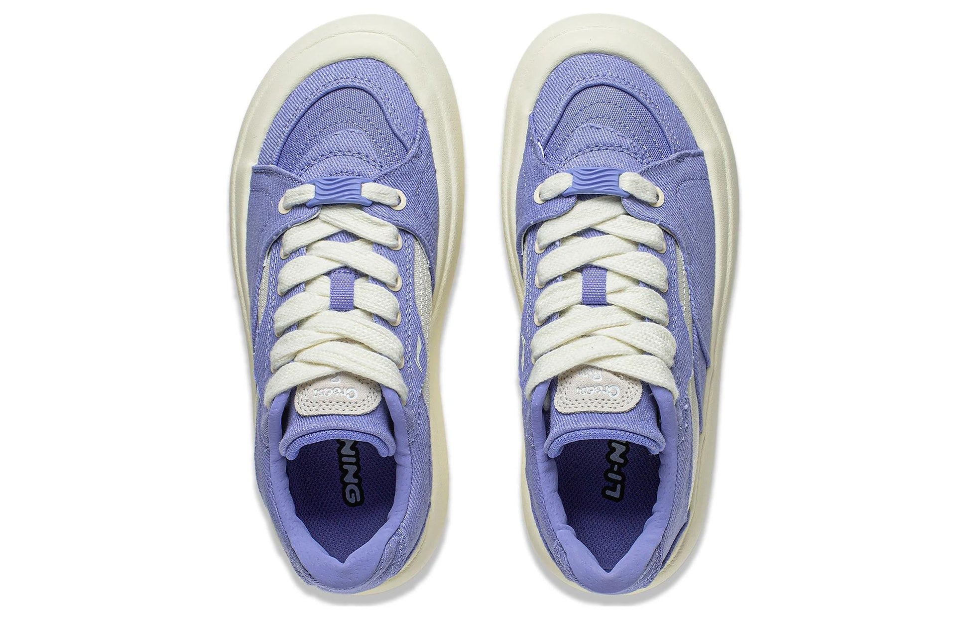 (WMNS) Li-Ning Puff Platform 'Purple Beige' AZGT026-8