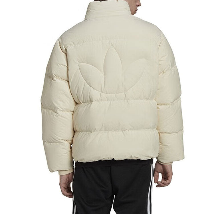 adidas originals Trefoil Logo Padded Jacket 'Beige' HL9201