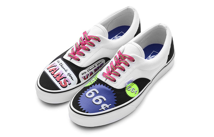 Vans Era Small Series Stylish Casual Skate Shoes Unisex Black White VN0A54F140L
