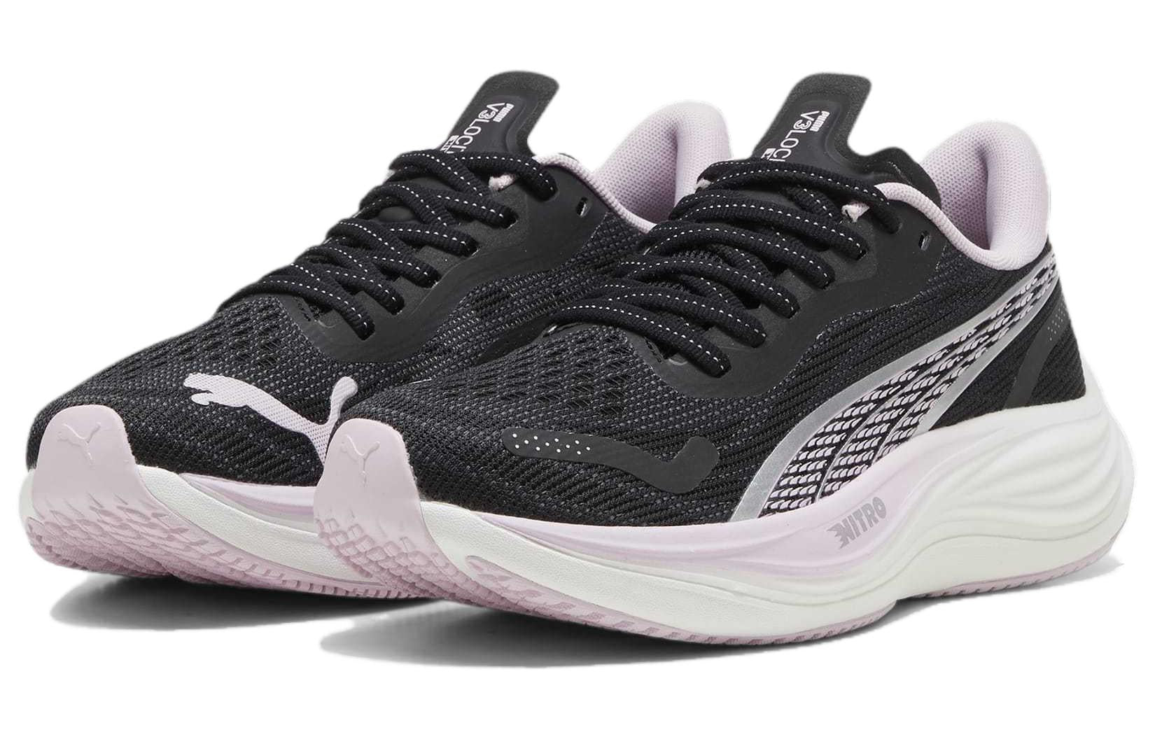 (WMNS) PUMA Velocity Nitro 3 'Black Silver Grape Mist' 377749-02