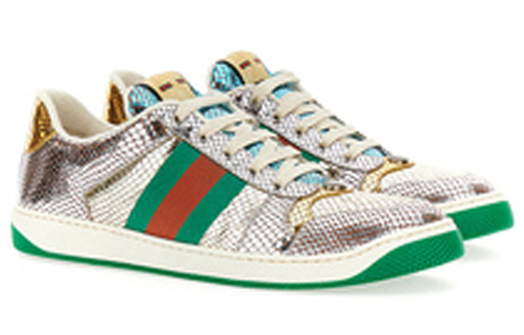 Gucci Screener GG Sneakers 'Metallic Python' 658035-18L40-8161