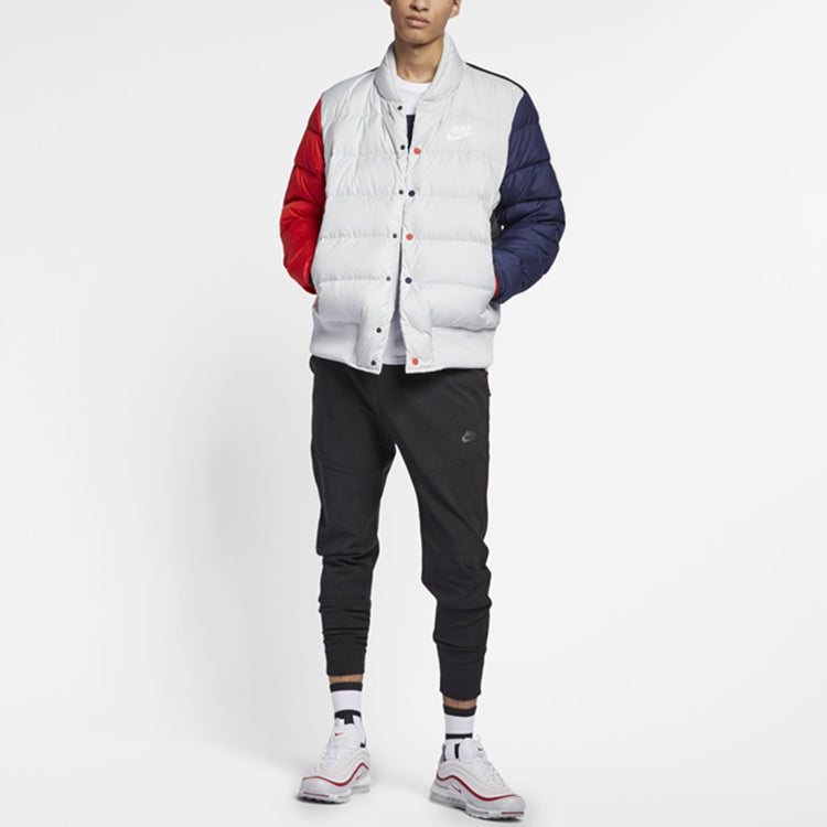Nike Keep Warm Color Matching Down Jacket Red/White/Blue 928820-043
