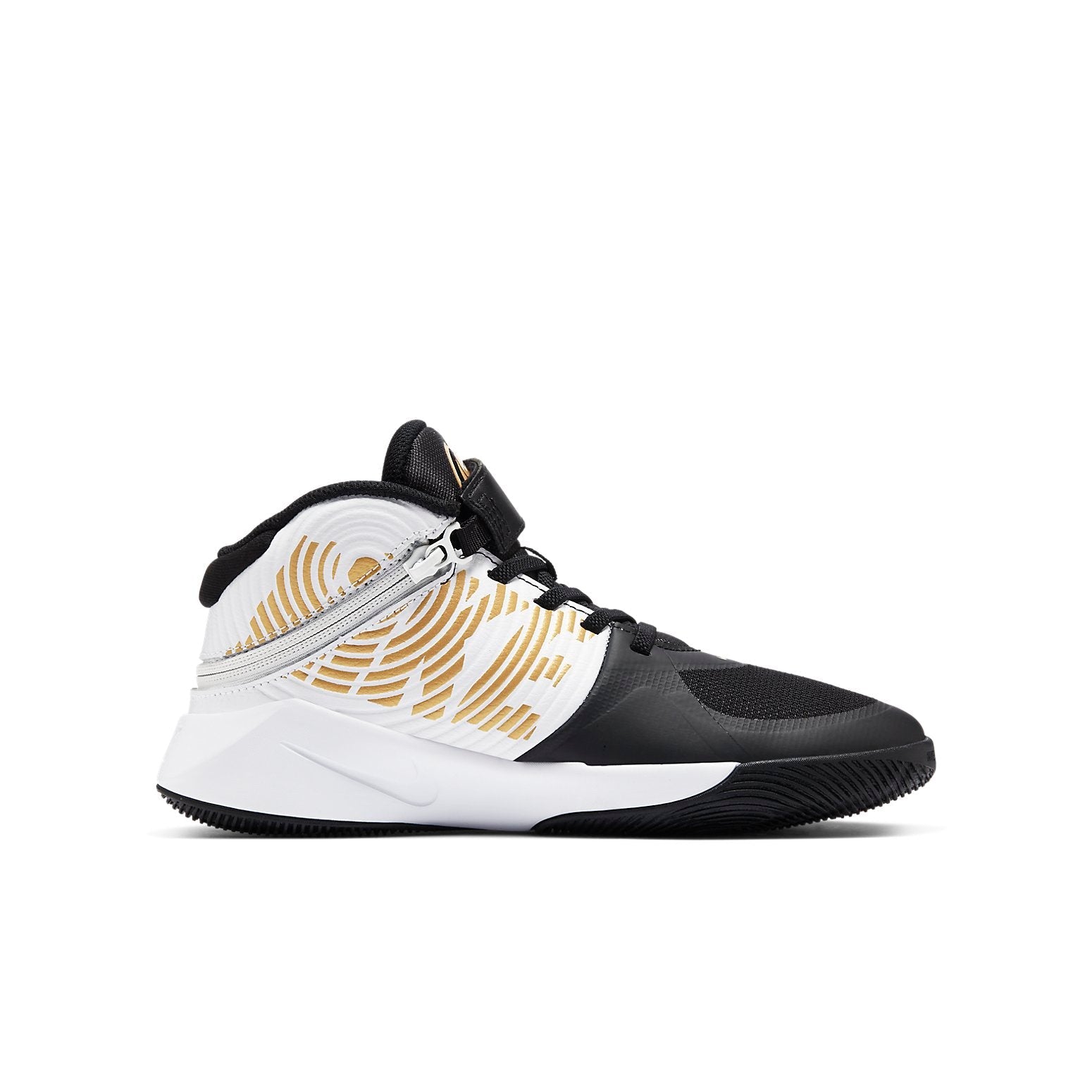 (GS) Nike Team Hustle D 9 FlyEase 'Black White' BV2952-004