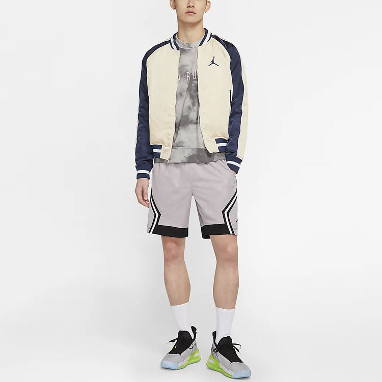 Air Jordan Remastered Souvenir Casual Sports baseball uniform Jacket White CD5772-271