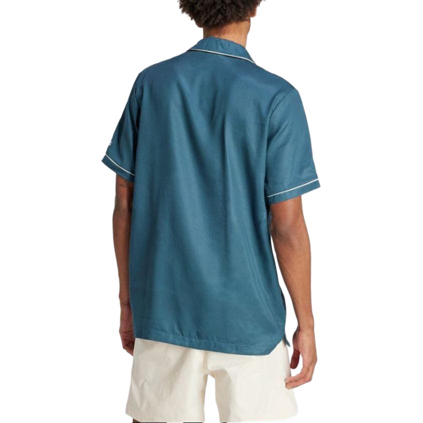 adidas Originals Leisure Bowling Shirt Asia Sizing 'Teal' IR8401