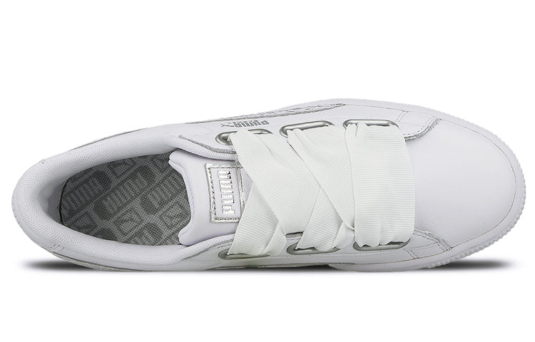 (WMNS) PUMA Basket Heart Oceanaire Leisure Board Shoes White 366443-02