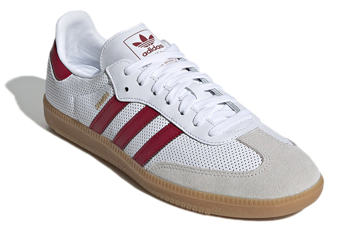 adidas Samba OG 'White Collegiate Burgundy' BD7528
