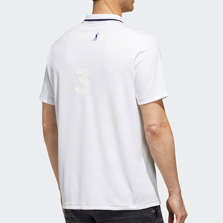 adidas X Ss Golf Sports Short Sleeve Polo Shirt White FJ4324