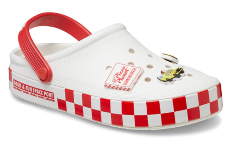 Crocs Toy Story Pizza Planet Off Court Clogs 'White Red' 209816-100