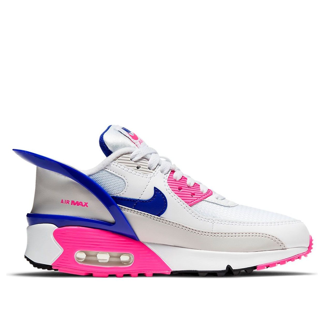 (GS) Nike Air Max 90 FlyEase 'White Pink Glow Concord' CV0526-105