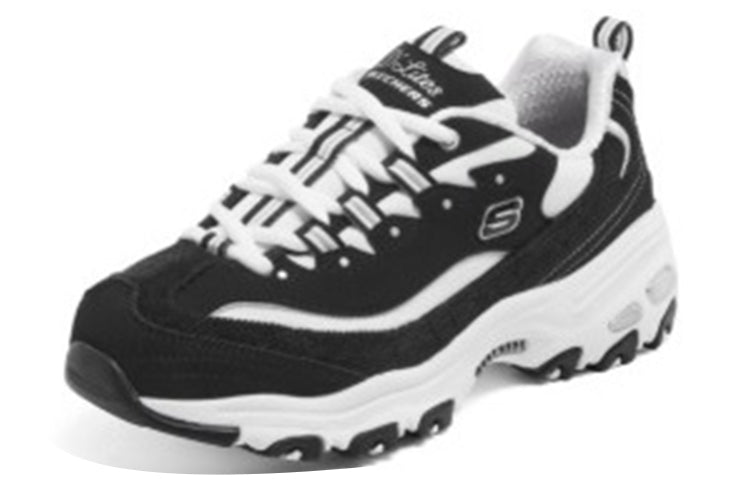 (WMNS) Skechers D'Lites 1.0 'Black' 149906-BKW