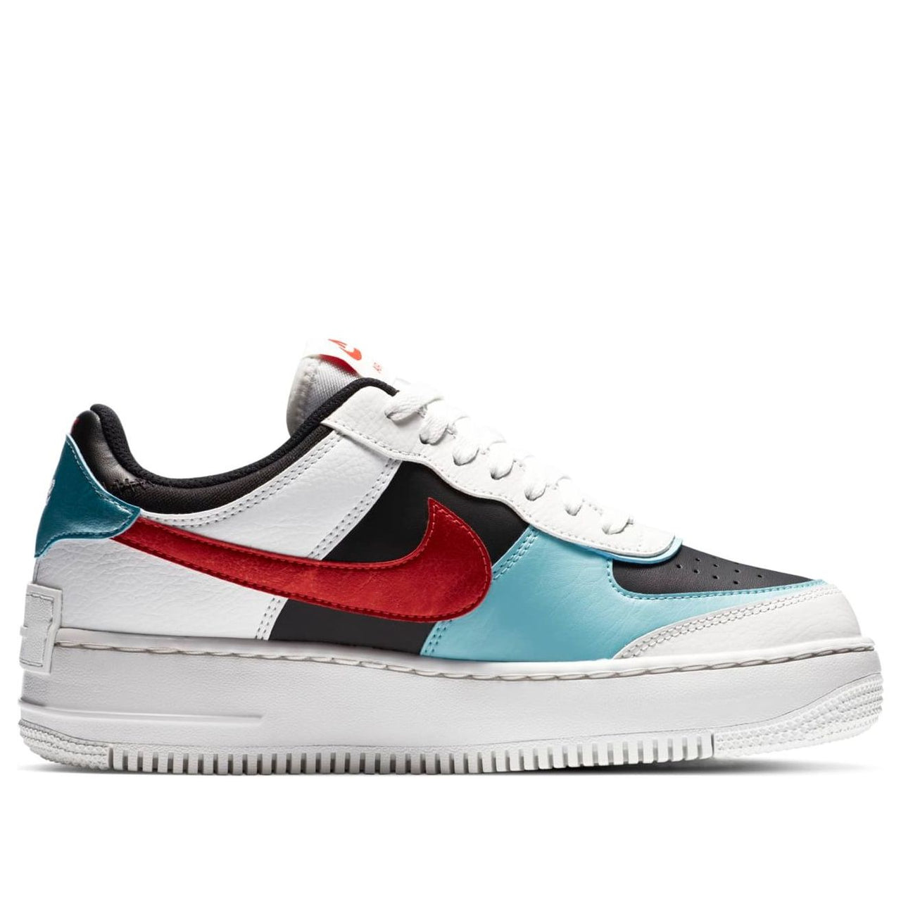(WMNS) Nike Air Force 1 Shadow 'White Bleached Aqua' DA4291-100