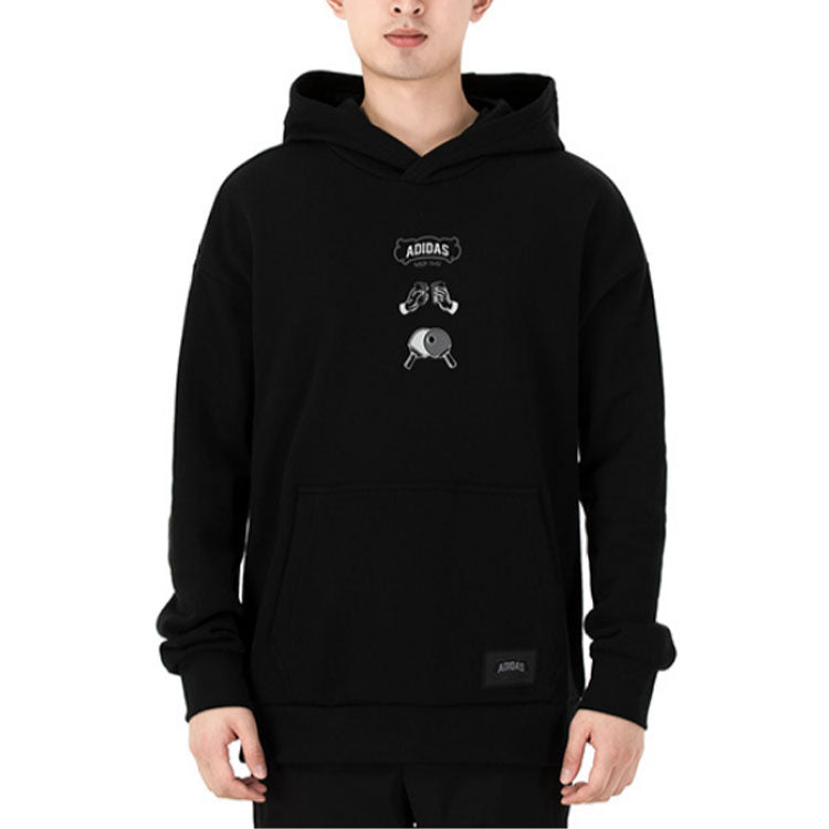 Men's adidas Pingpong/Table Tennis Cartoon Printing Black HE7466