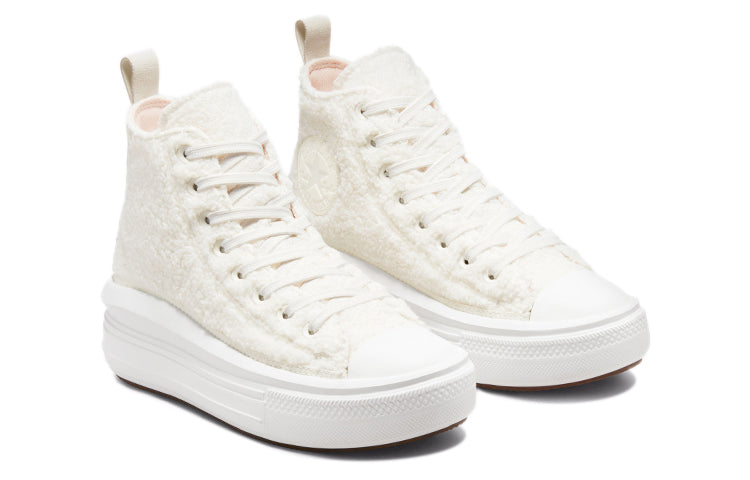 (WMNS) Converse Chuck Taylor All Star Move High 'Perfect Is Not Perfect - Egret' 573074C