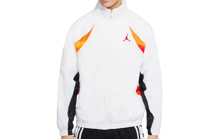 Air Jordan Legacy AJ11 Stand-up Collar Causual Jacket Coat Male White CW0864-100