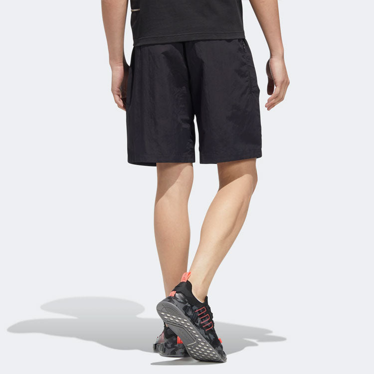 adidas originals Adicolor Shorts Solid Color Pocket Athleisure Casual Sports Black HM8035