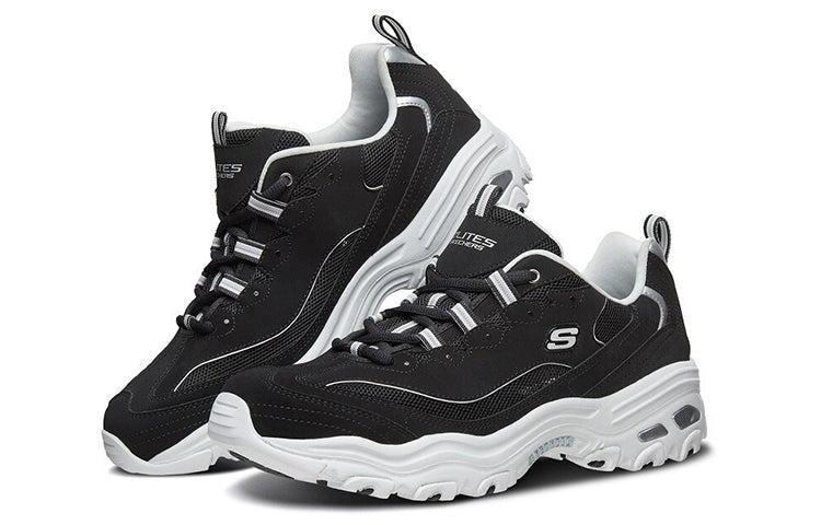 Skechers D'Lites 1.0 Low Running Shoes Black 666090-BLK