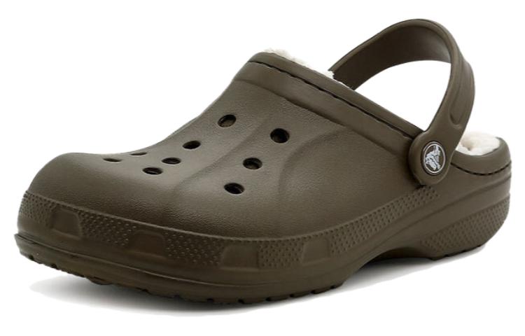 Crocs Classic Lined Clogs 'Walnut Oatmeal' 1624428A