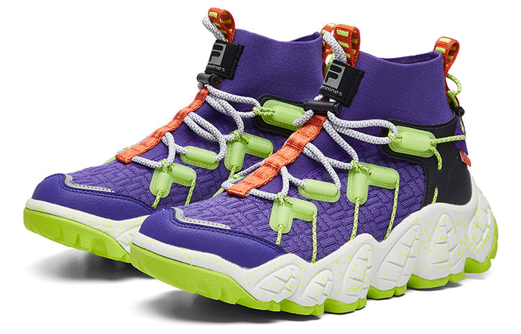 (WMNS) FILA Apennines Hi Top Purple/Green A12W044713FDB