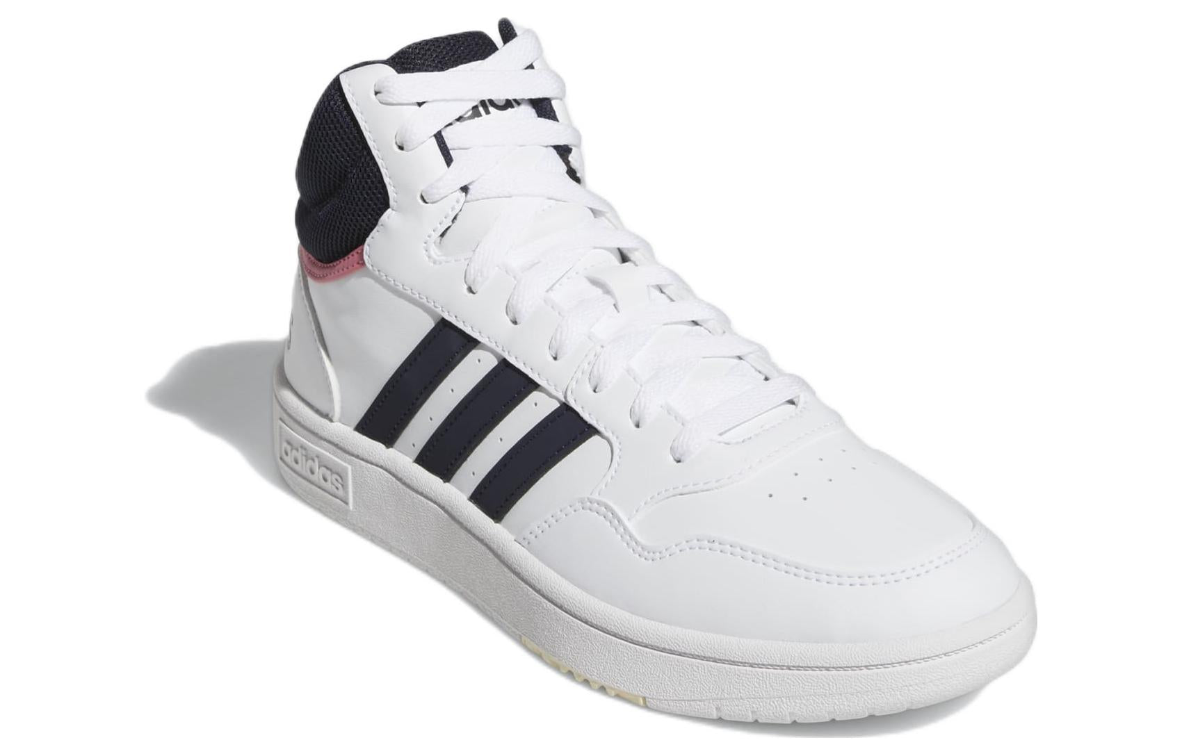 (WMNS) adidas Hoops 3.0 Mid Classic Shoes 'White Legend Ink' GW5455