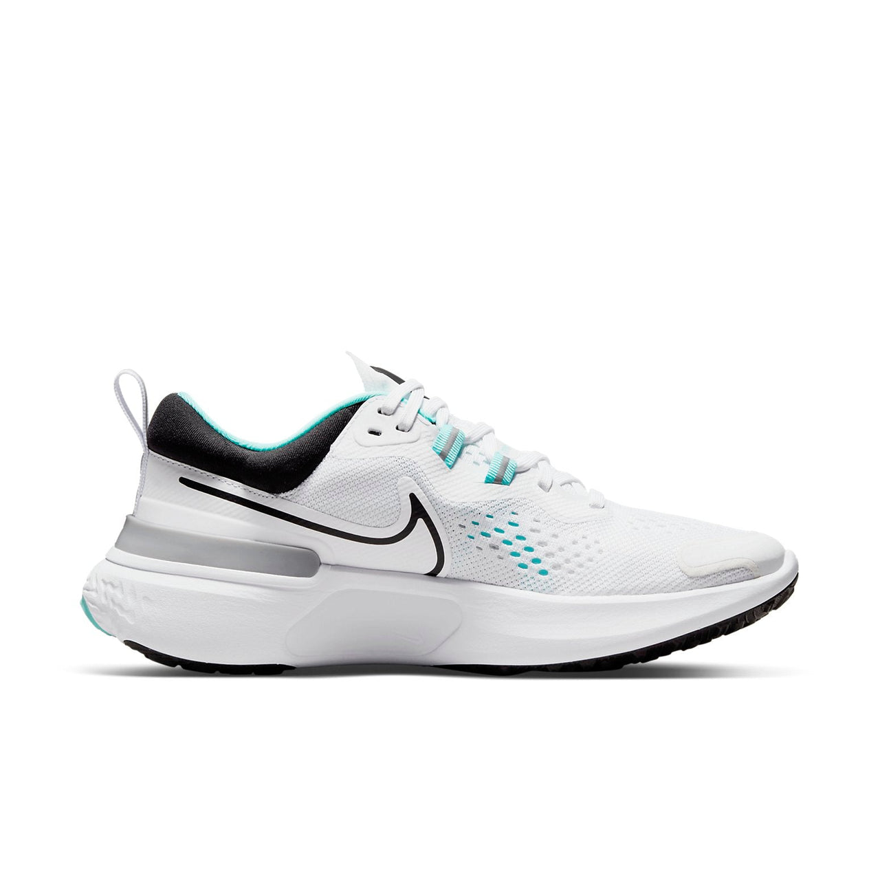 (WMNS) Nike React Miler 2 White/Blue/Black CW7136-100