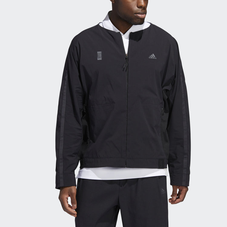 Men's adidas Wj Jkt Sports Stylish Jacket Black GJ5100