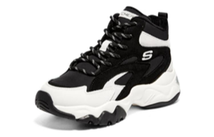 (WMNS) Skechers D'LITES 3.0 'Black White' 167595-BKW