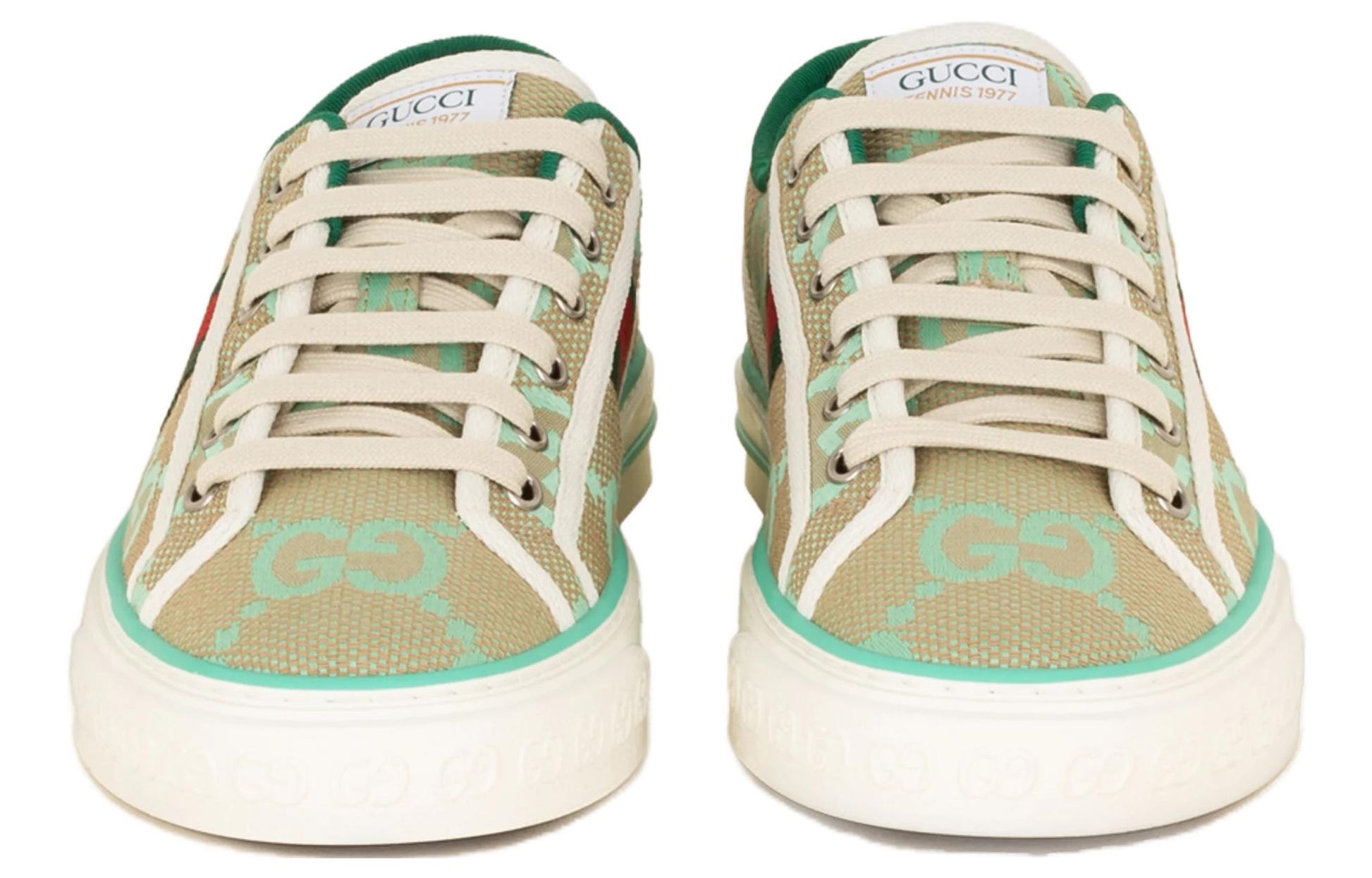 (WMNS) Gucci Tennis 1977 Shoes 'Interlocking G - Green' 725879-UKO70-8864