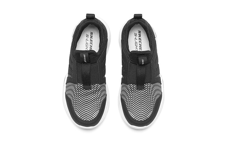 Skechers Lighted -KIDS Black 400127L-BKSL