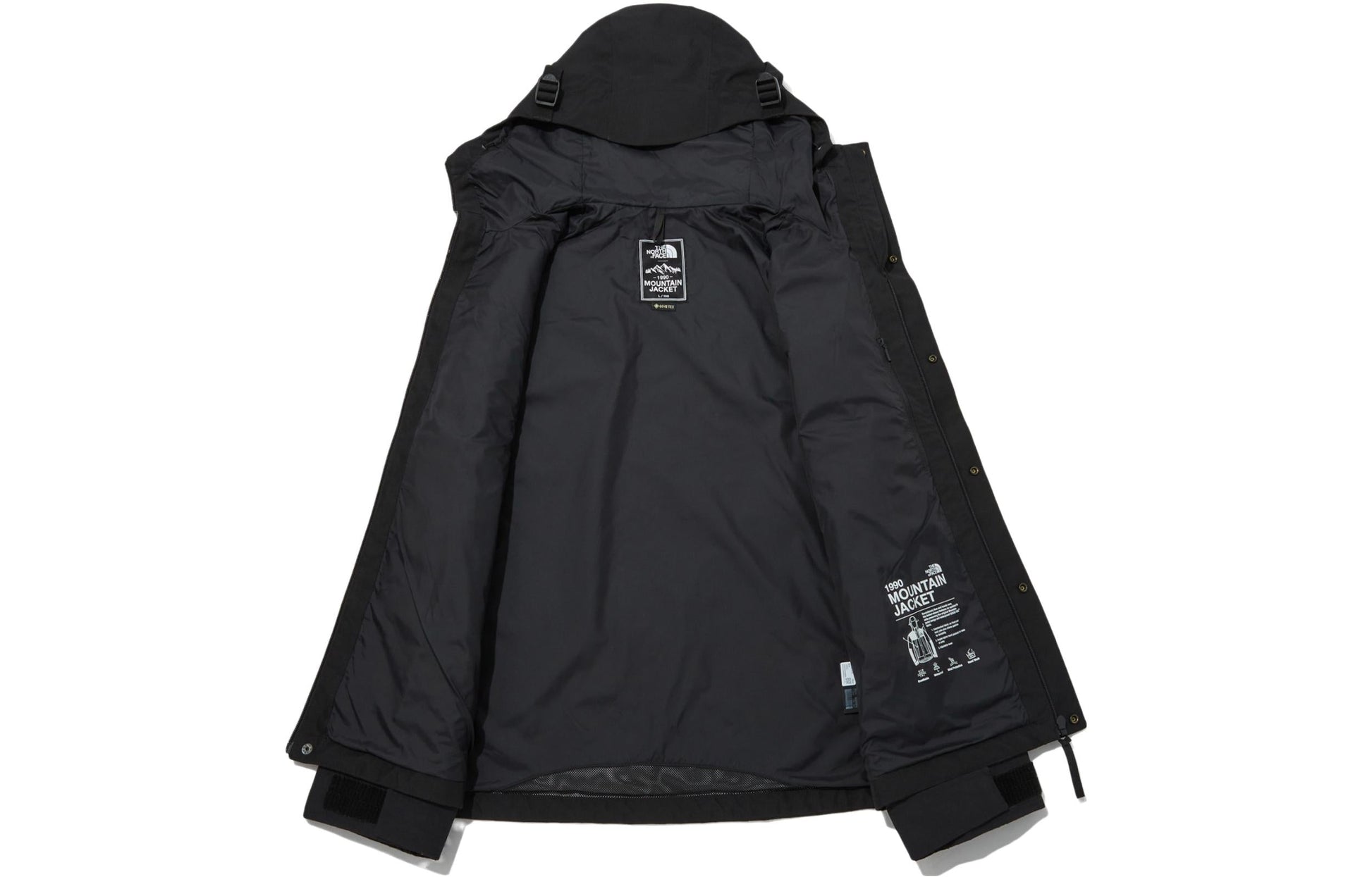 THE NORTH FACE FW23 1990 Gore-tex Mountain Jacket 'Black' NJ2GP51A