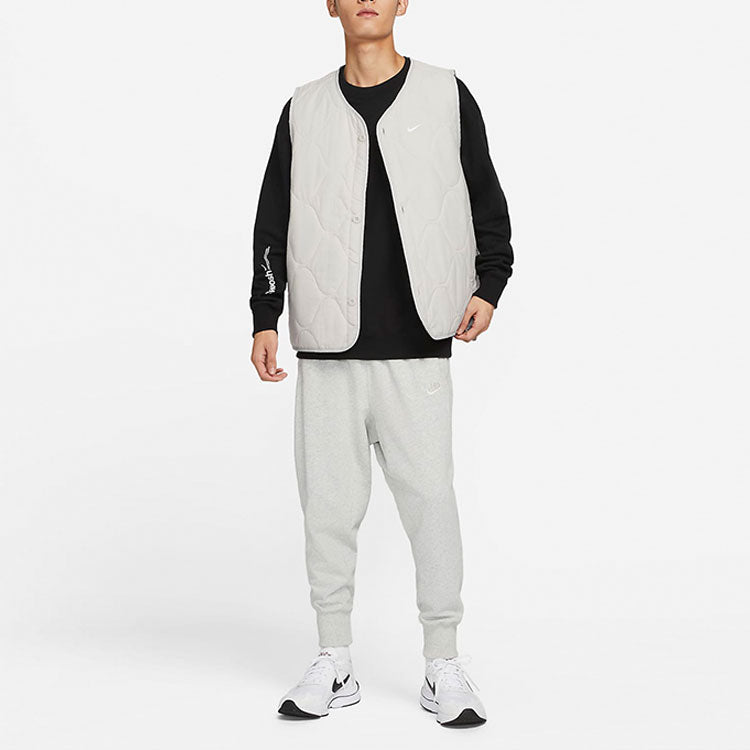 Nike Life Woven Insulated Military Gilet 'Light Bone' DX0891-012