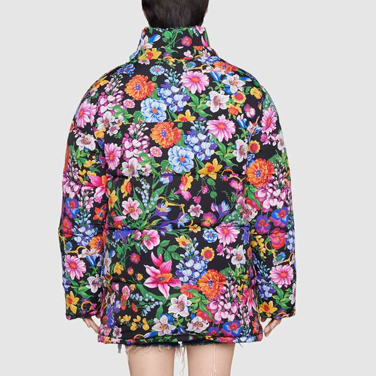 Gucci x The North Face Floral Print Down Jacket 'Purple' 648858-XAABX-1037