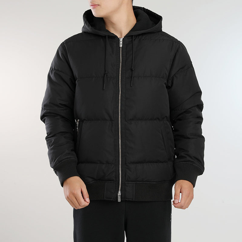 Converse Court Down Bomber Jacket Asia Sizing 'Black' 10019992-A03